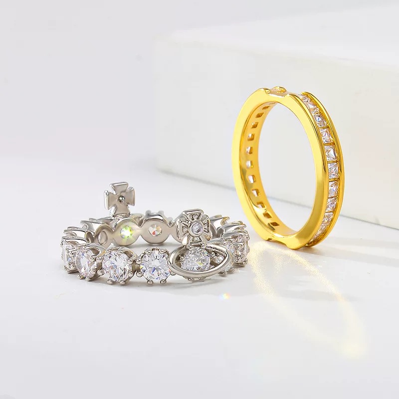 钛钢戒指 星球戒指两件套138