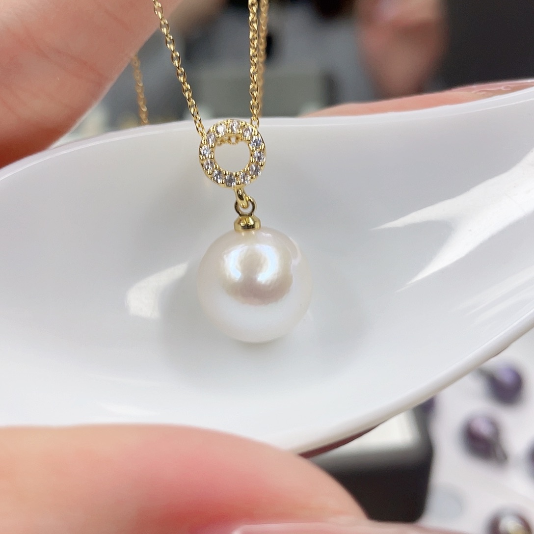 淡水珍珠颈饰合金