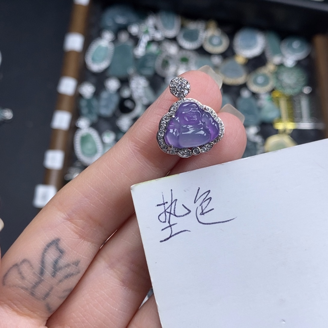 未镶嵌挂件翡翠翡翠