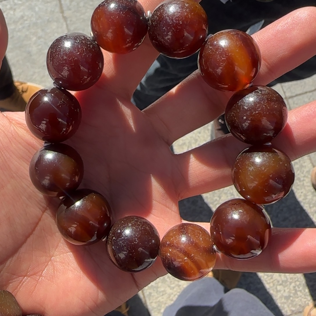 玛瑙/玉髓未镶嵌手链