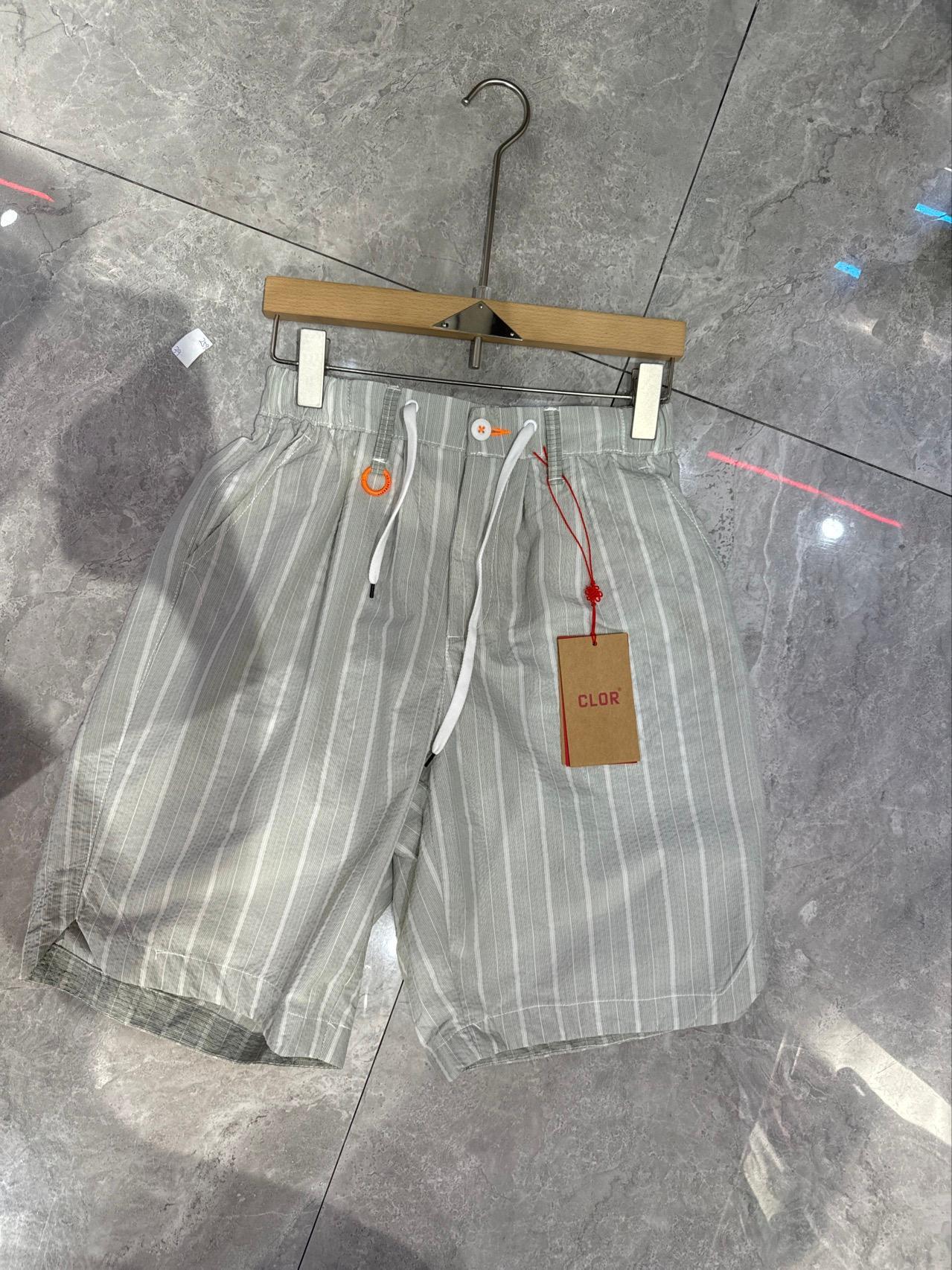 820 男款休闲条纹短裤