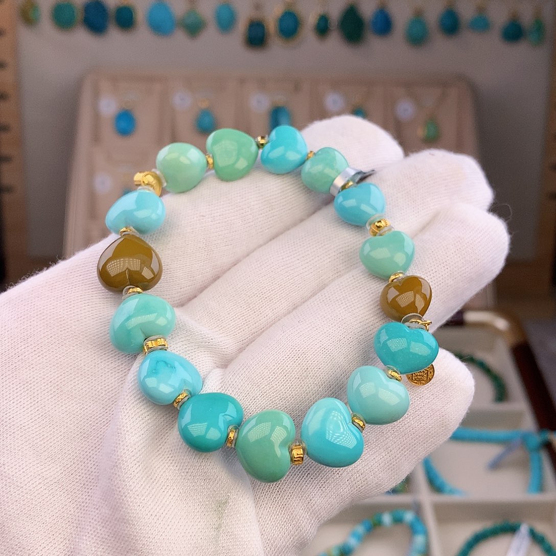 绿松石未镶嵌手链