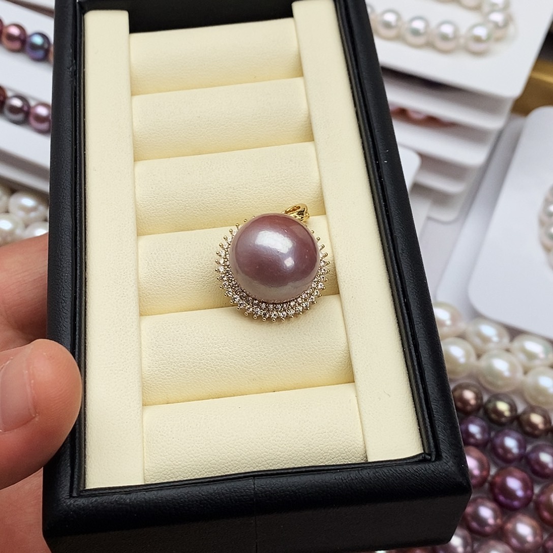 合金淡水珍珠颈饰