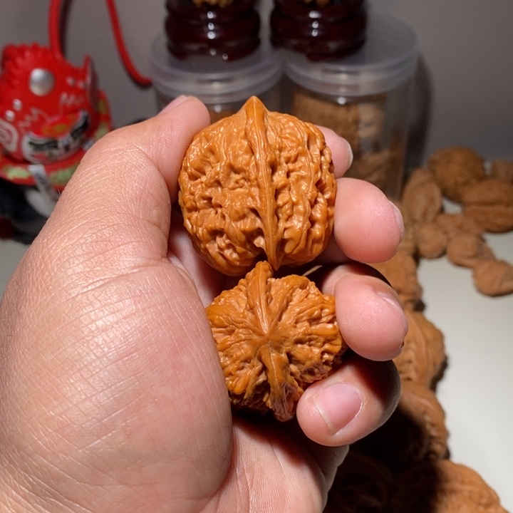 润***人文玩核桃将军棒核桃