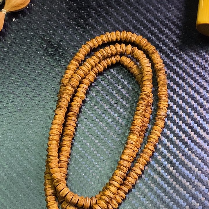 竹类百香籽热振红牙横打直切108脏串