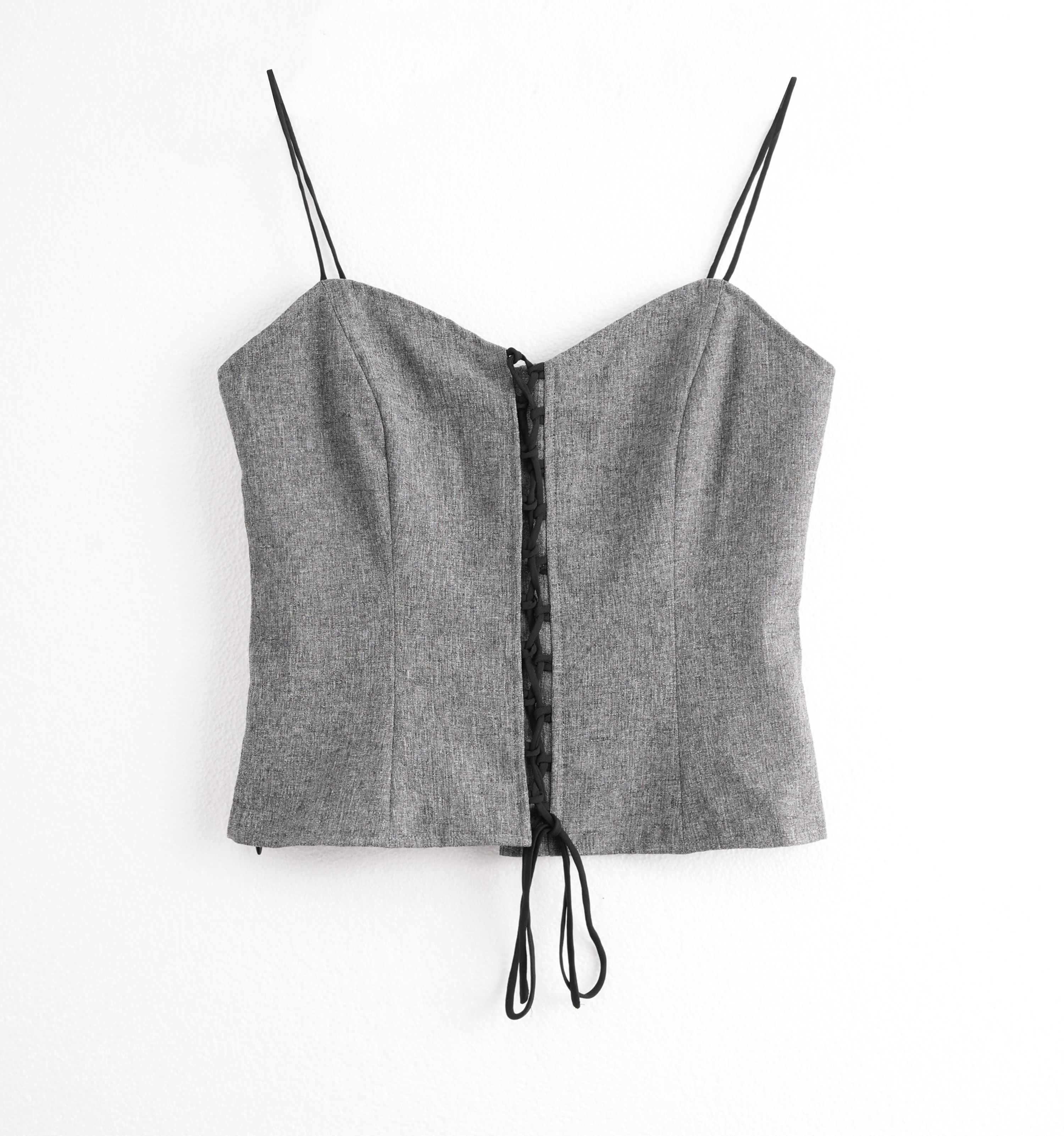 27463-修身休闲显瘦抹胸打底小众内搭上衣无袖吊带