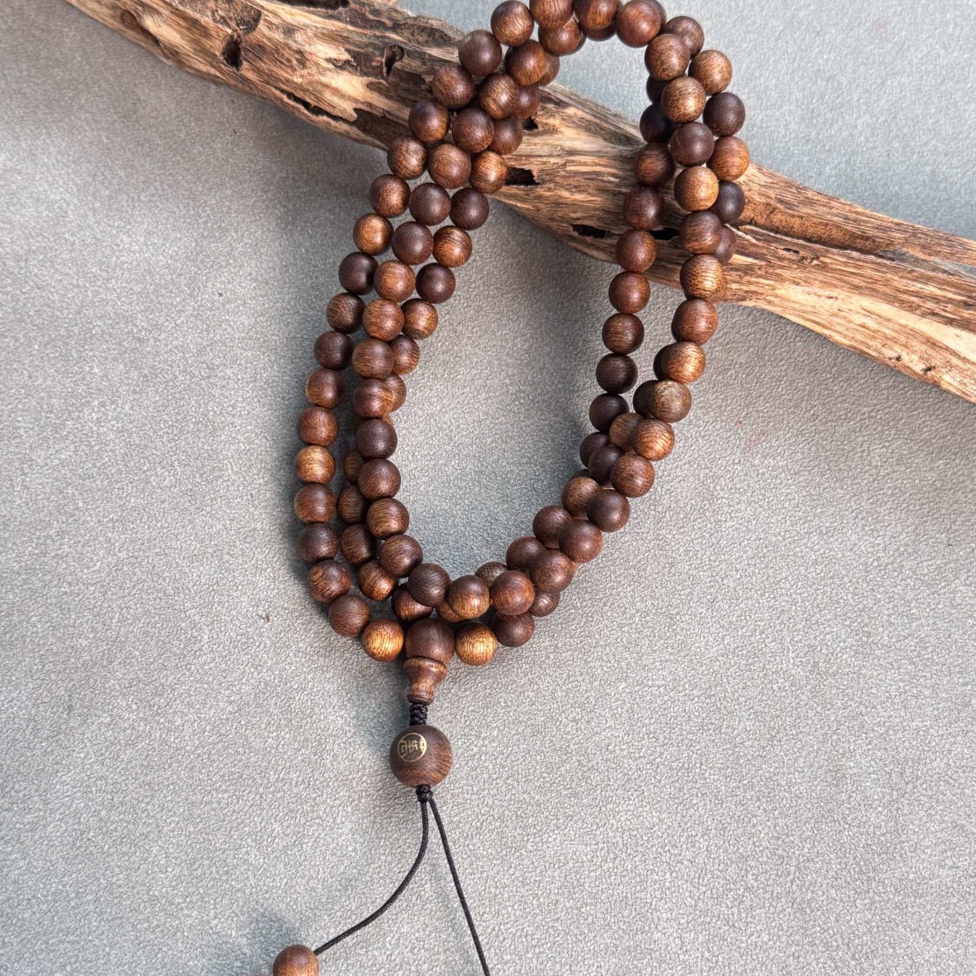 沉香A106越南芽庄白奇 0.8 长串  圆珠（多样性发货）