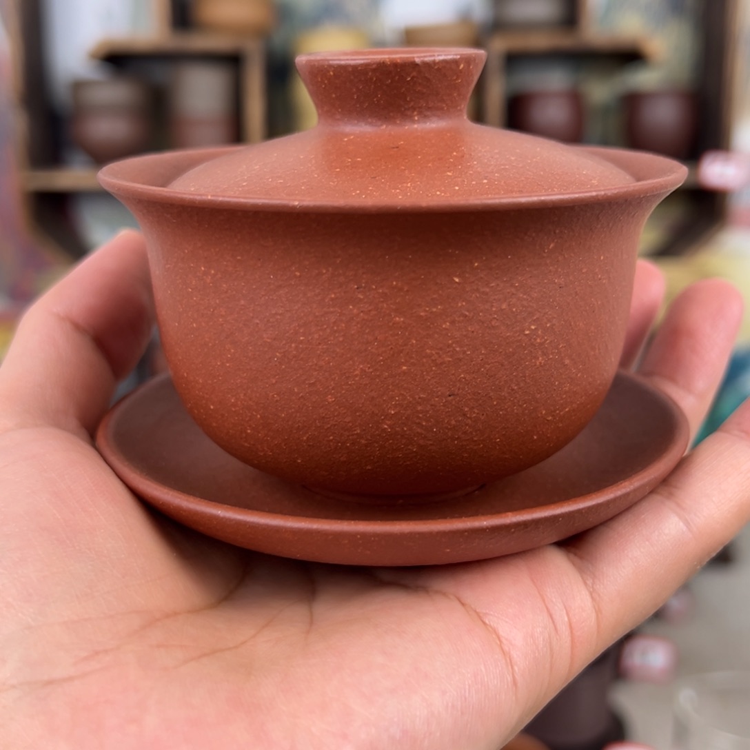 紫砂茶杯金*果拙器甄选，纯原本矿。