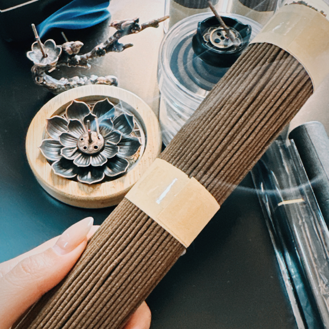 纯奇楠手工精制线香 珍稀天然香 室内茶桌客厅高端香道佳品100g