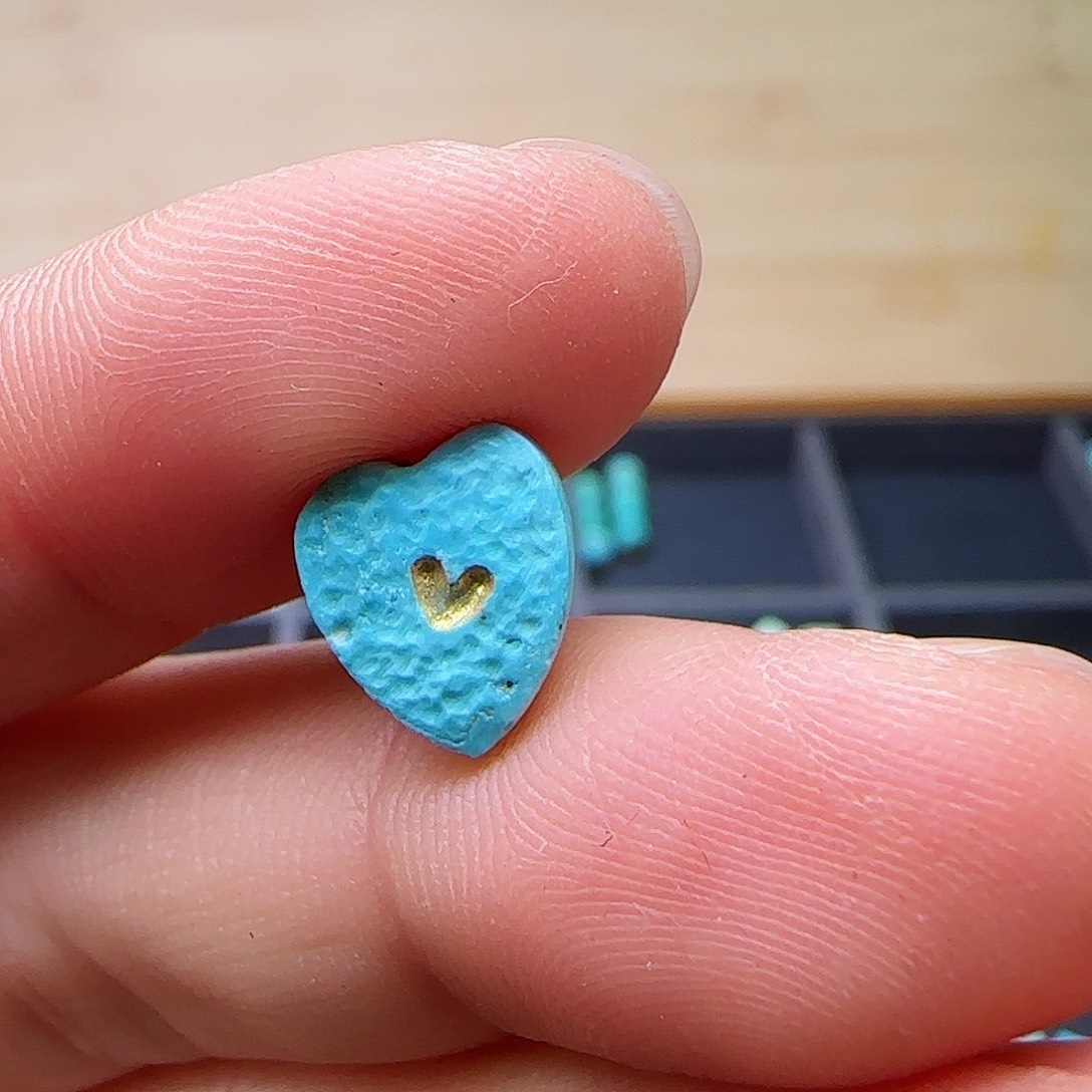 绿松石珠宝半成品未镶嵌