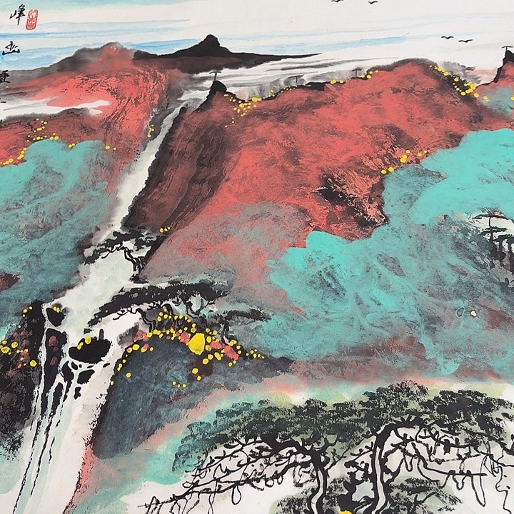 老***棋国画手绘作品欣赏108