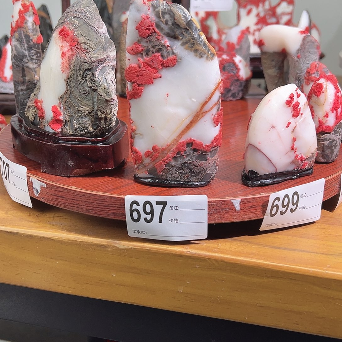 用***6灵璧石白灵玉产地