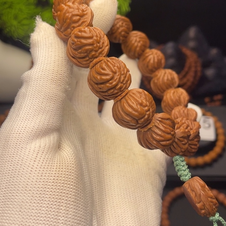 非***類桃核吊坠野生籽红魔爆肚17