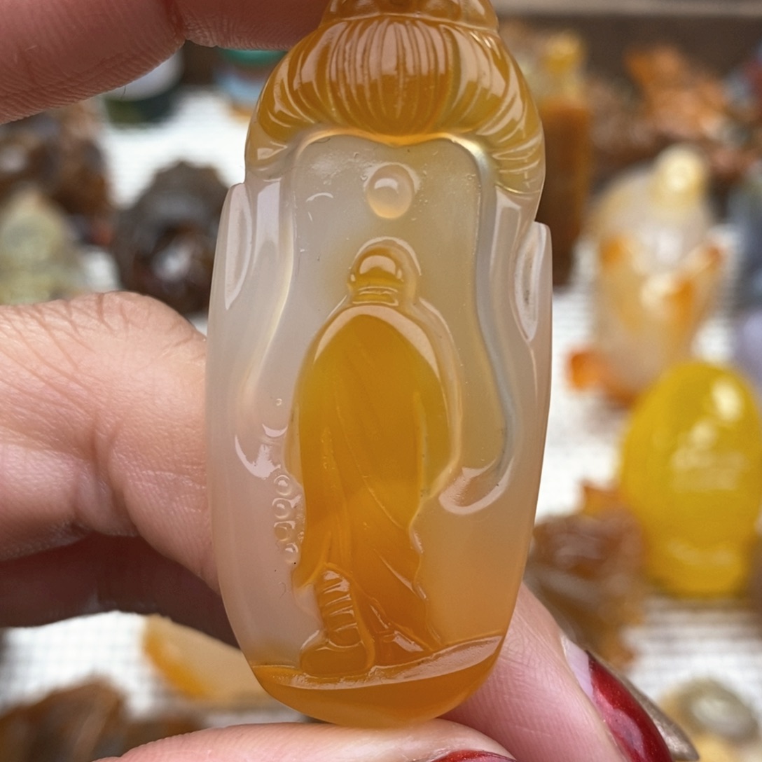 玛瑙/玉髓挂件未镶嵌