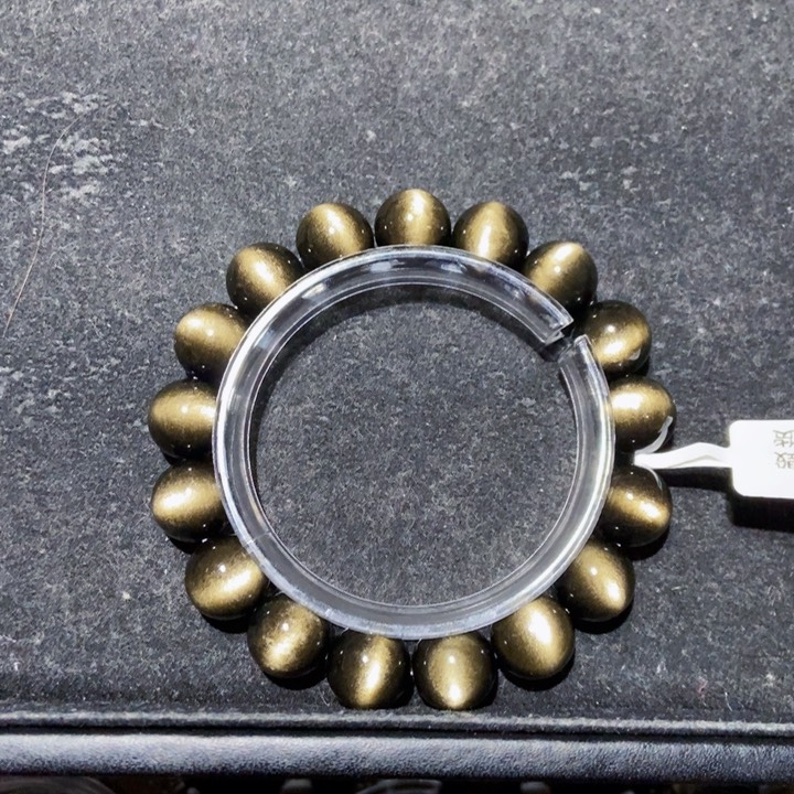 黑曜岩未镶嵌手串佳*琪