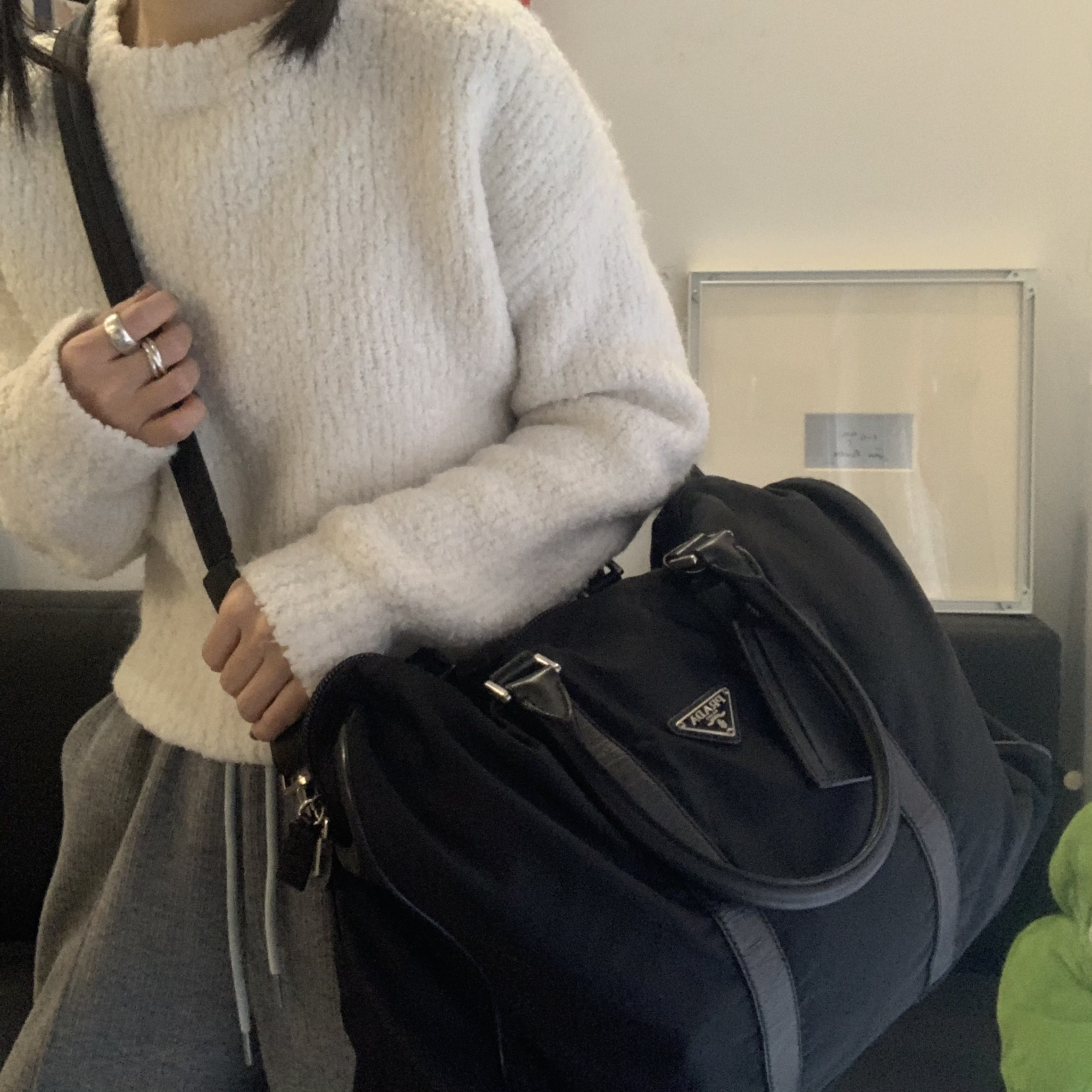 95新 Prada/普拉达 九47尺寸运动旅行袋
