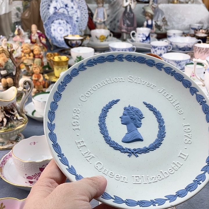中古欧瓷瓷器小房子