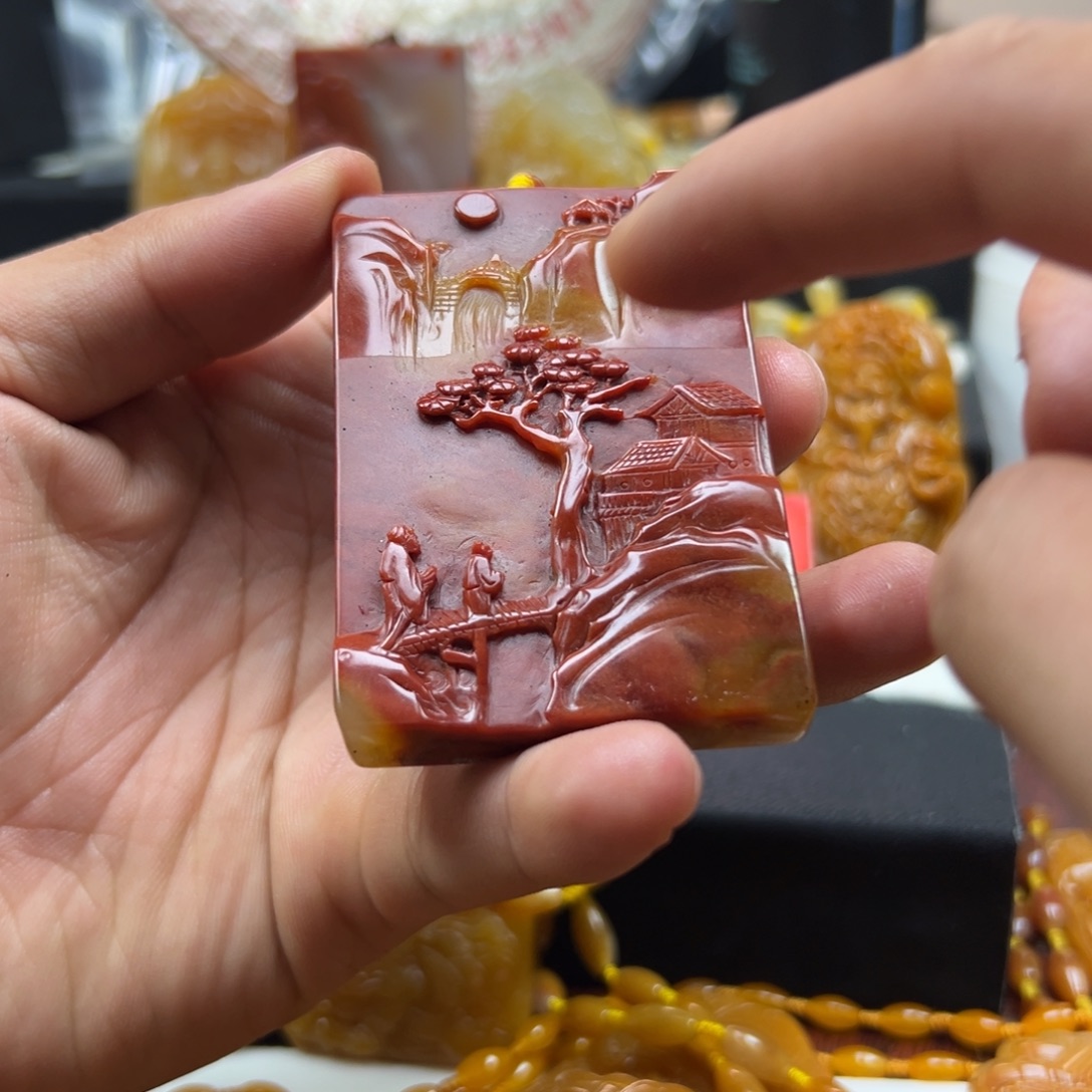 石英质玉（黄龙玉）未镶嵌hly