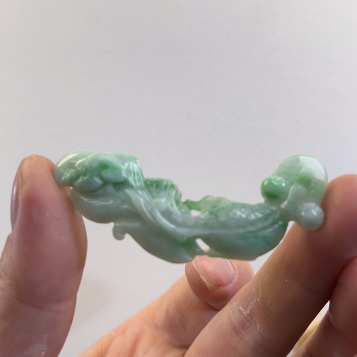 翡翠吊坠(赠链)未镶嵌代编织