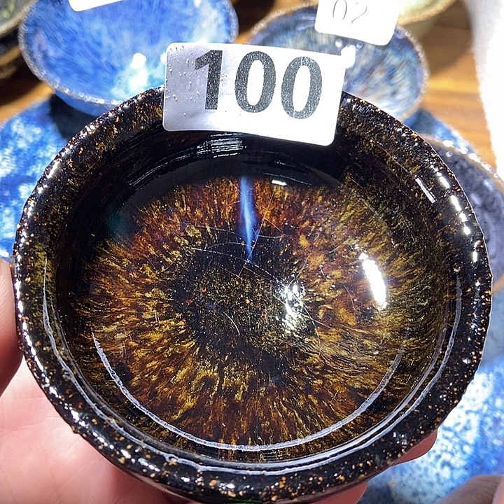 茶盏龙窑柴烧柴烧落灰