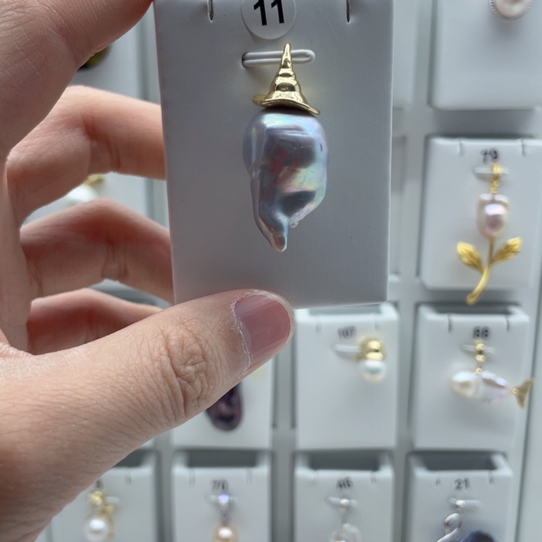 合金颈饰淡水珍珠