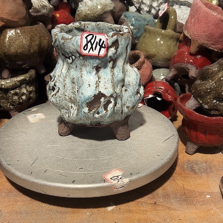 粗陶花盆制作就这样的