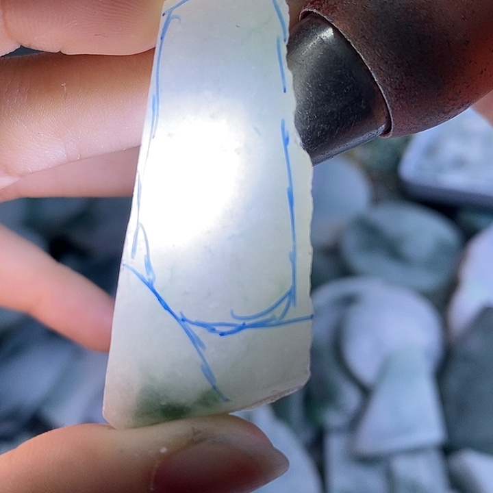 翡翠裸石纯天然翡翠