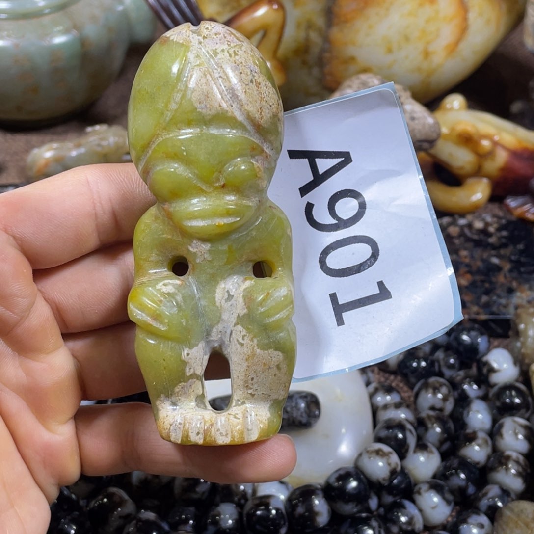 和田玉吊坠(不含链)未镶嵌