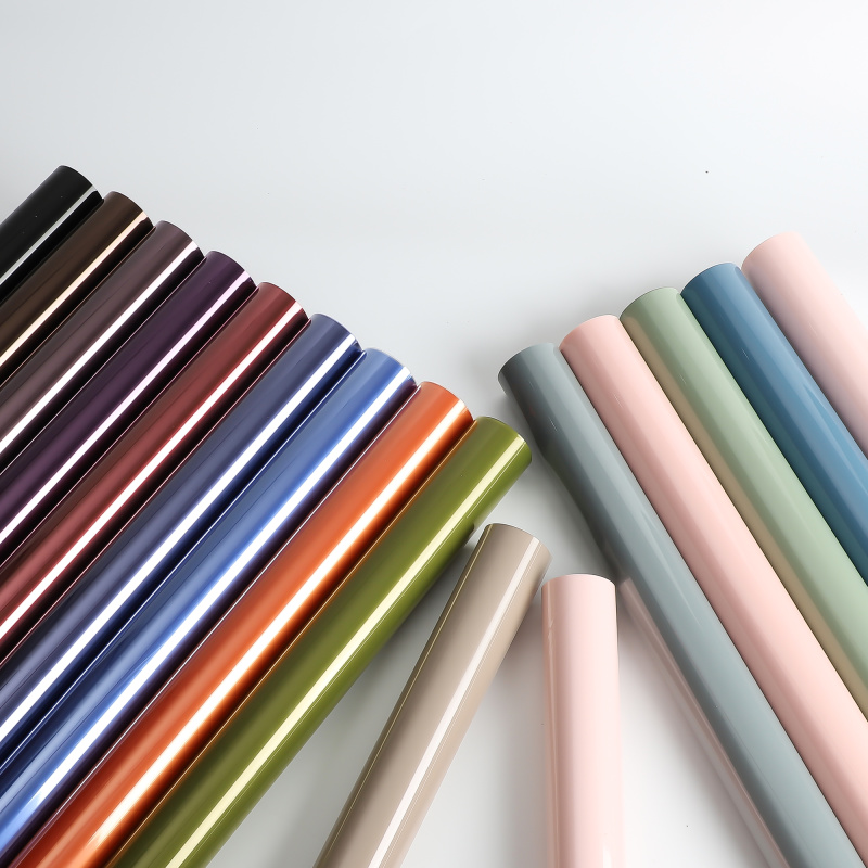 【花鲜谷】网红水晶纸水晶纸卷镜面纸opp彩色果冻膜