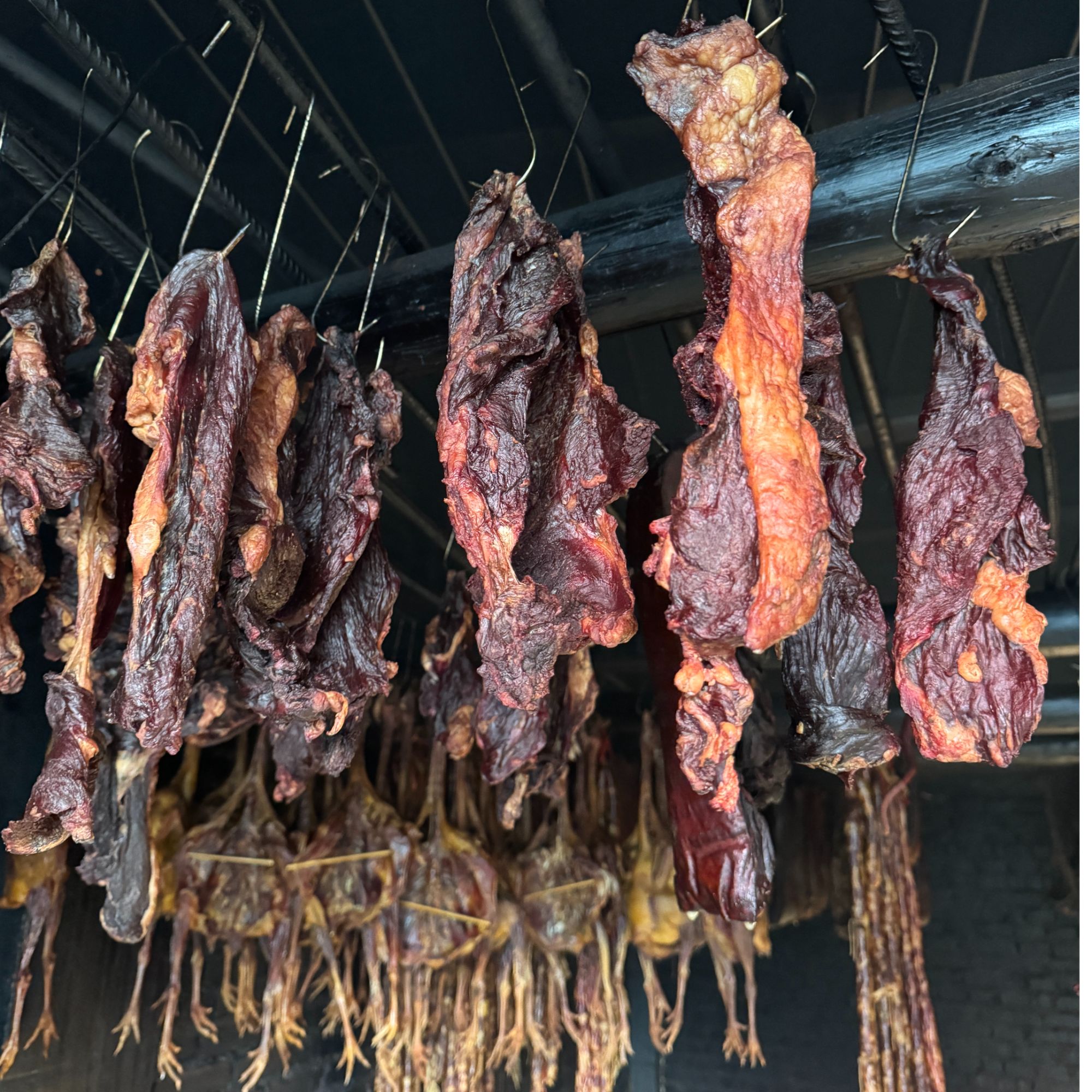 湖南烟熏腊牛肉农家特产黄牛肉