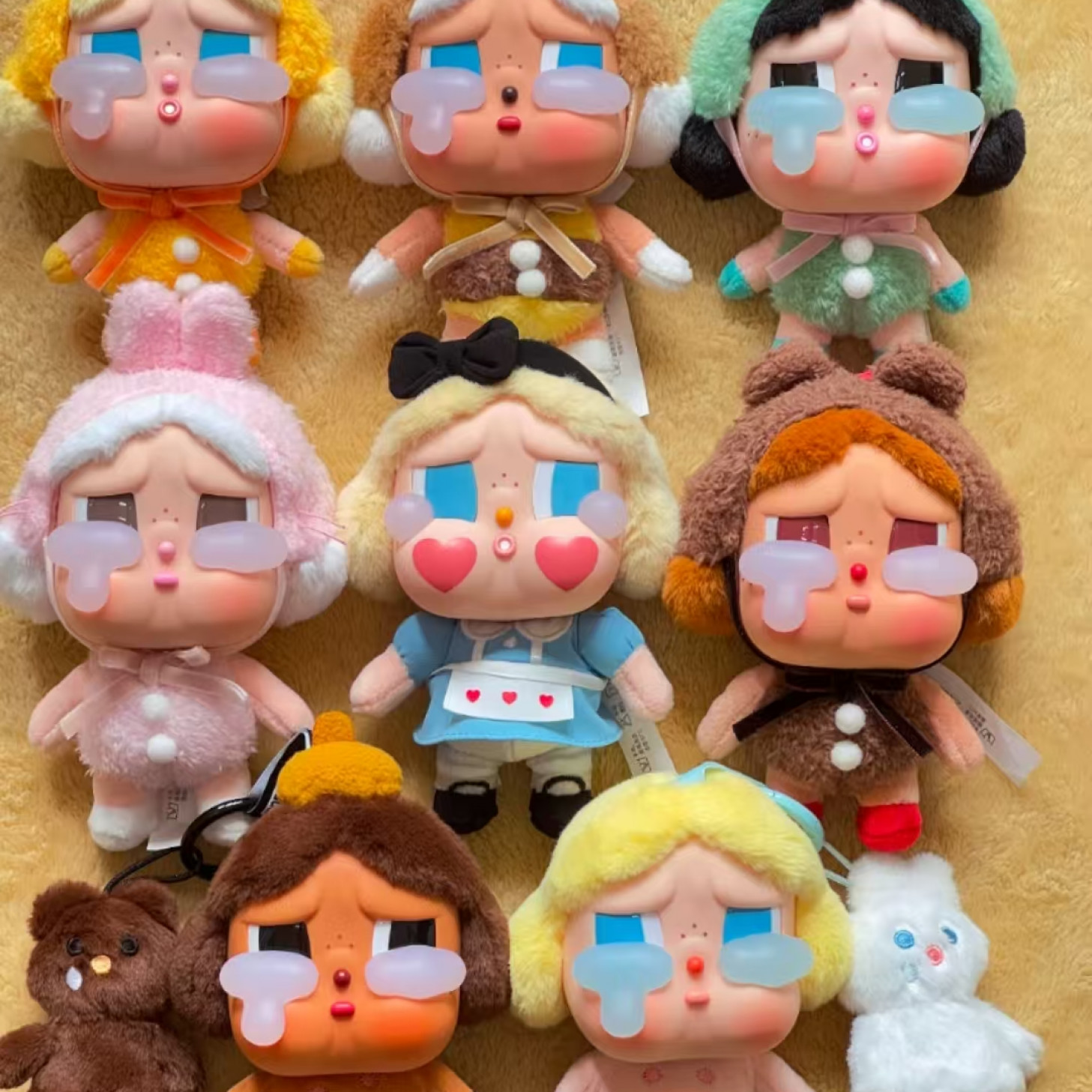 [直播代拆]CRYBABY眼泪工厂系列搪胶手办可爱盲盒礼物潮玩摆件