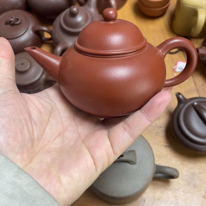 紫砂茶壶紫砂壶水平