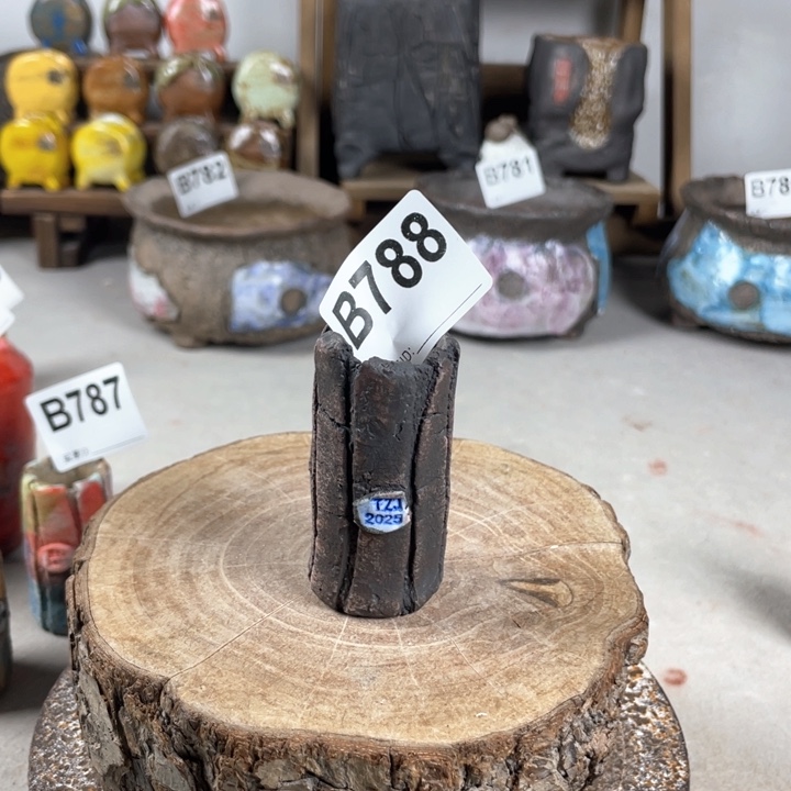 紫砂花盆独枝干内口2