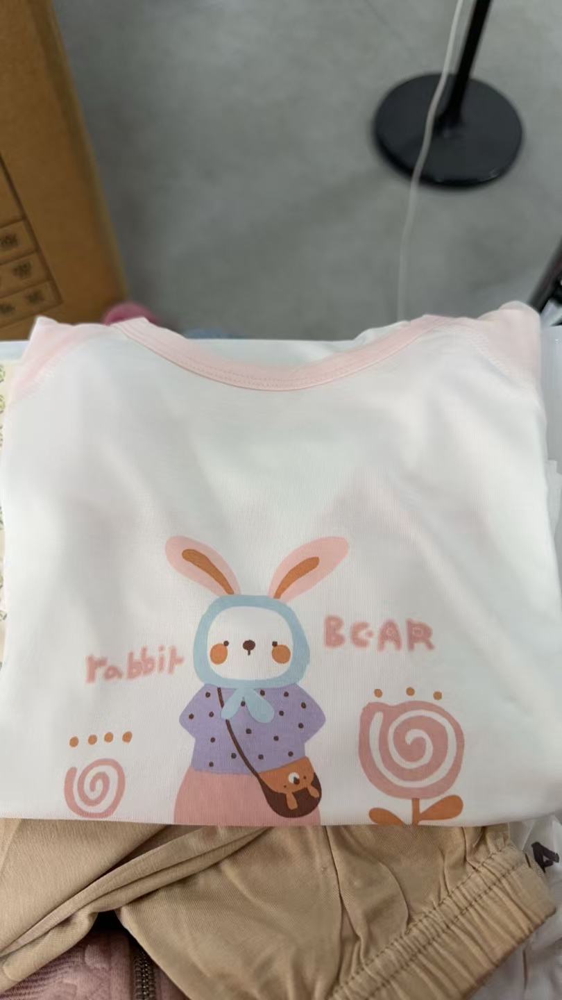 安贝-（84177粉色兔子）家居服套装
