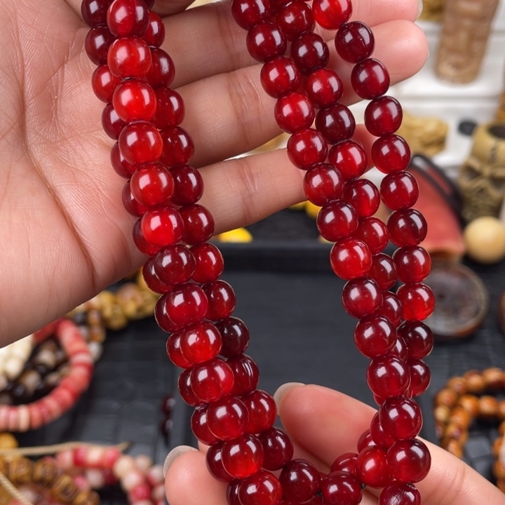 驼骨其他牦牛角圆珠0.8/108