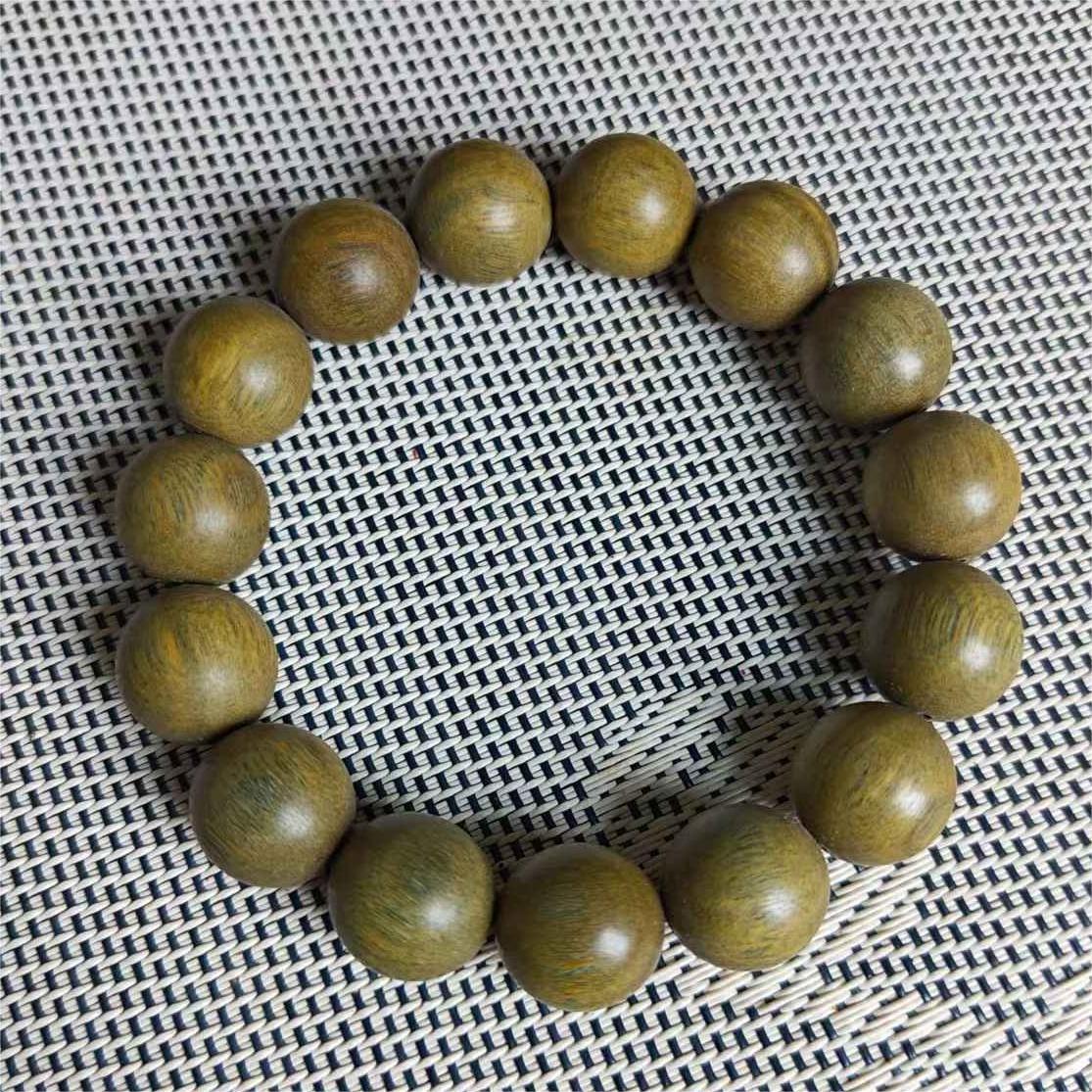 A48-绿檀【素珠款】15mm