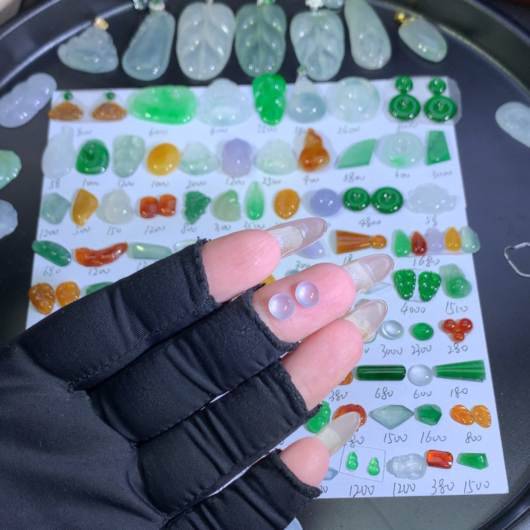 翡翠未镶嵌吊坠(不含链)冰蛋