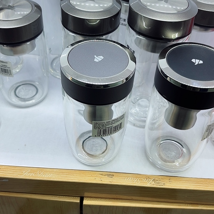 一***求万象品牌单层玻璃杯U195A灰