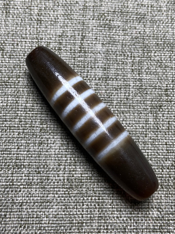 信缘藏珠线珠珠体油润醇厚钙化自然风化纹细腻绵密吊坠配饰颈饰