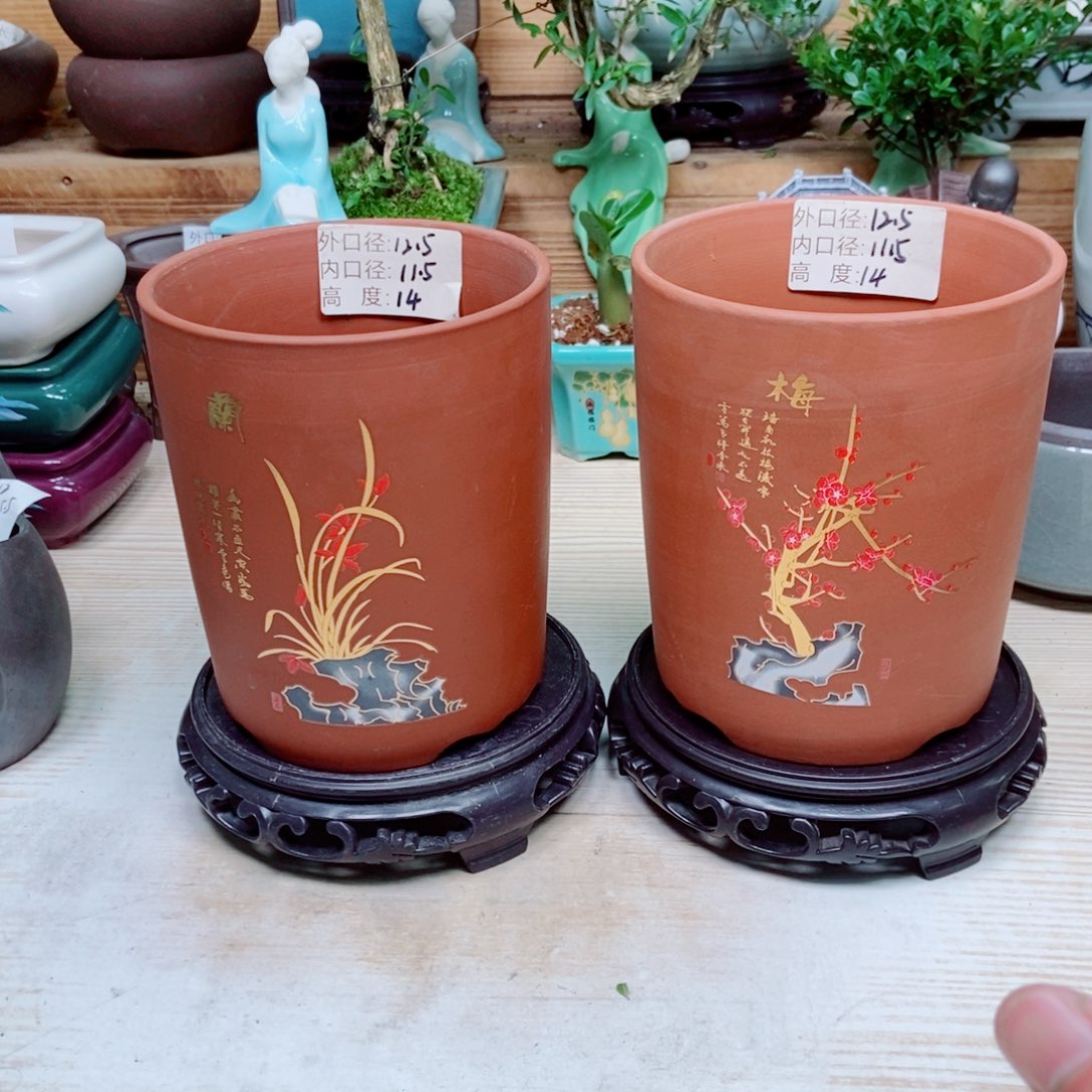 瓷片陶瓷花盆陶瓷艺术