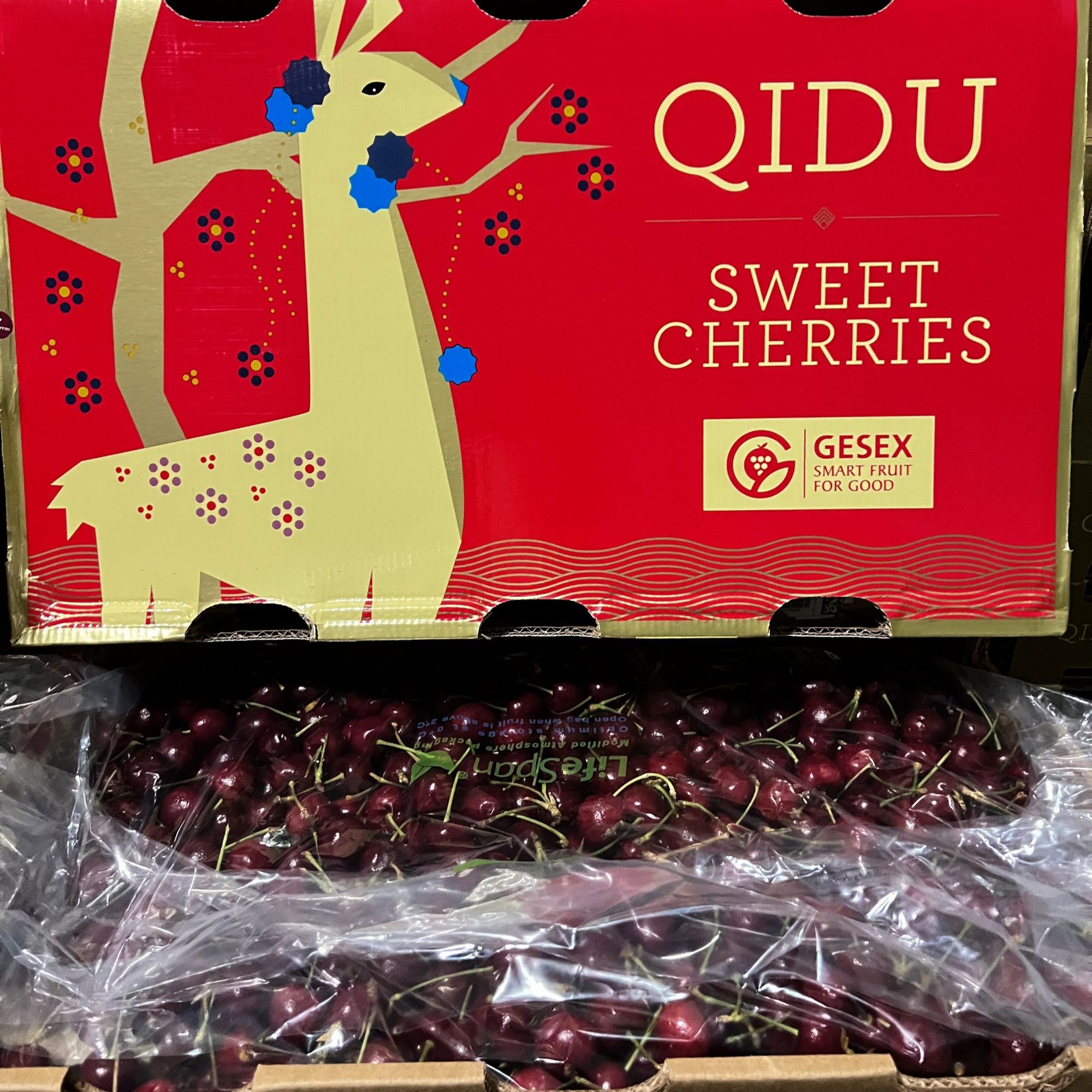 Lapins-L级车厘子10斤/盒 智利金鹿车厘子 空运充氮保鲜锁鲜  新鲜车厘子