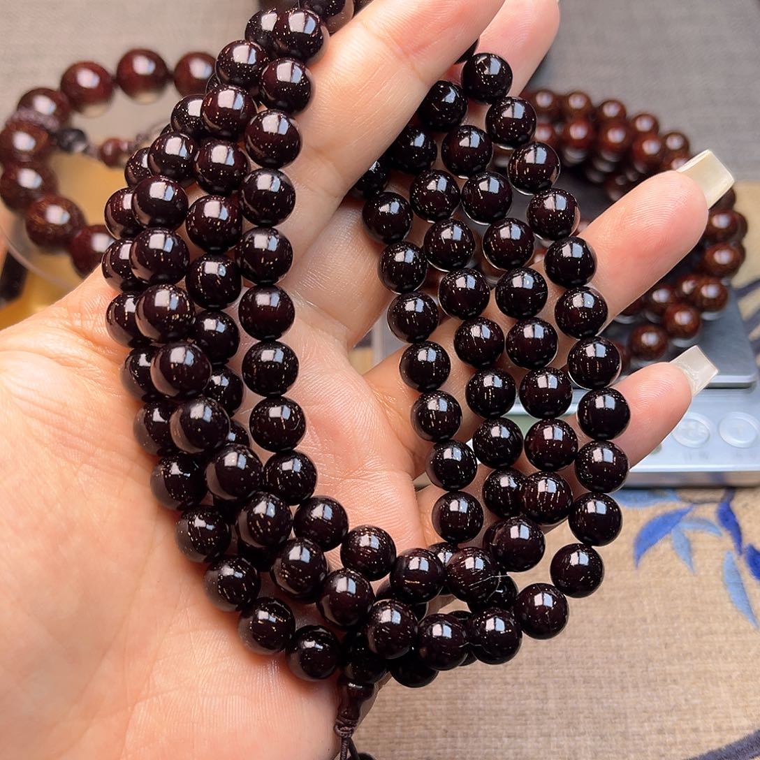 檀香紫檀（小叶紫檀）0.8 108颗多星