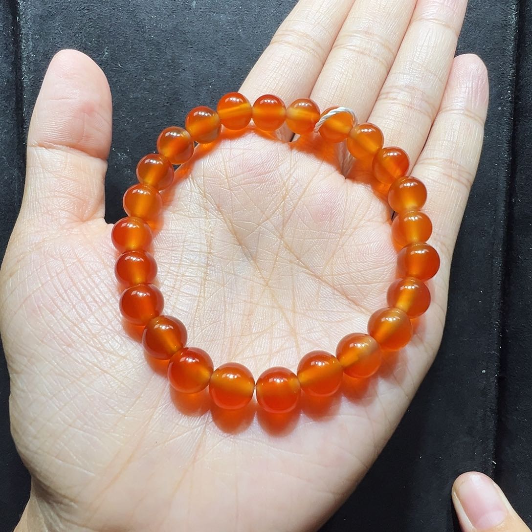 玛瑙/玉髓手串未镶嵌?****･