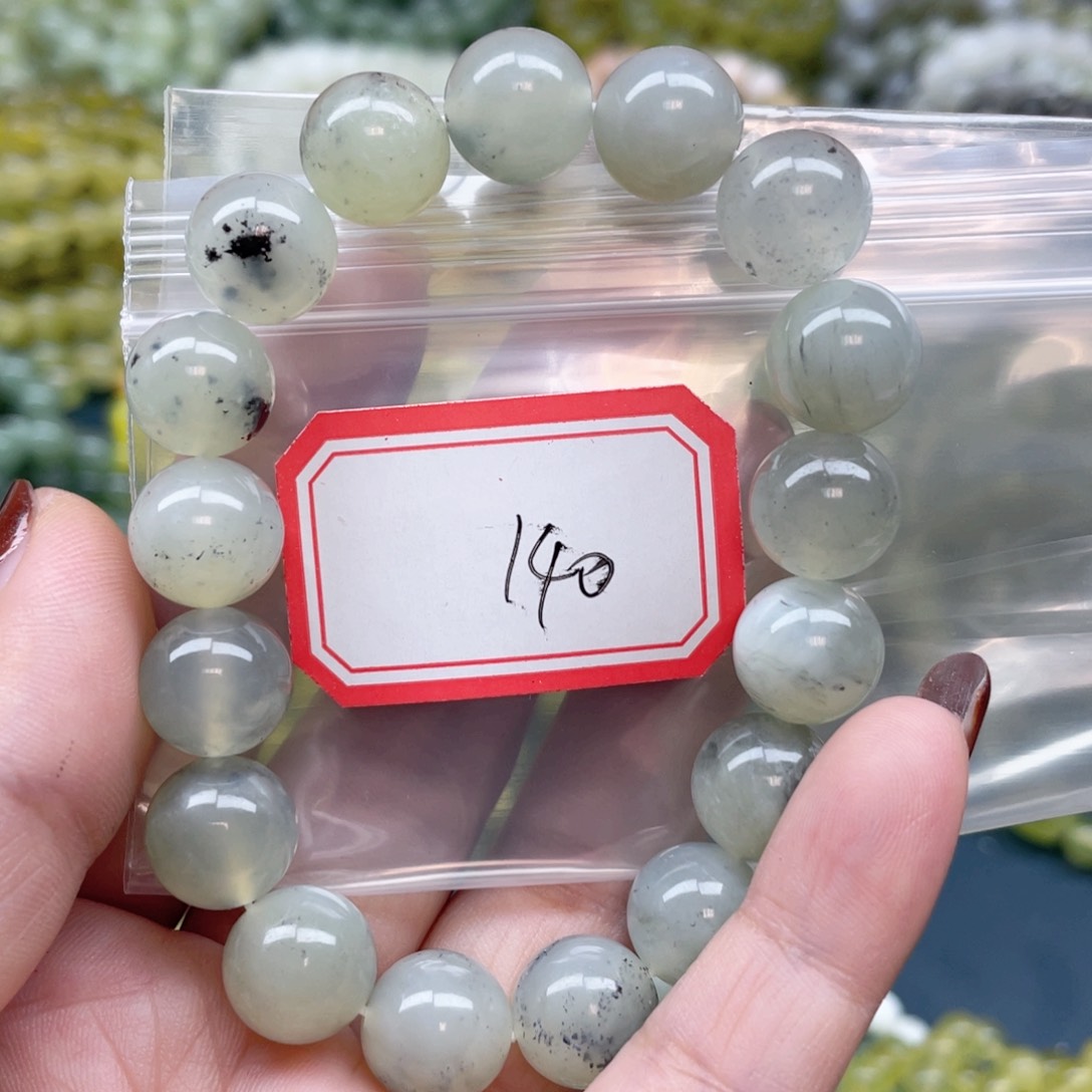 未镶嵌蛇纹石玉手串