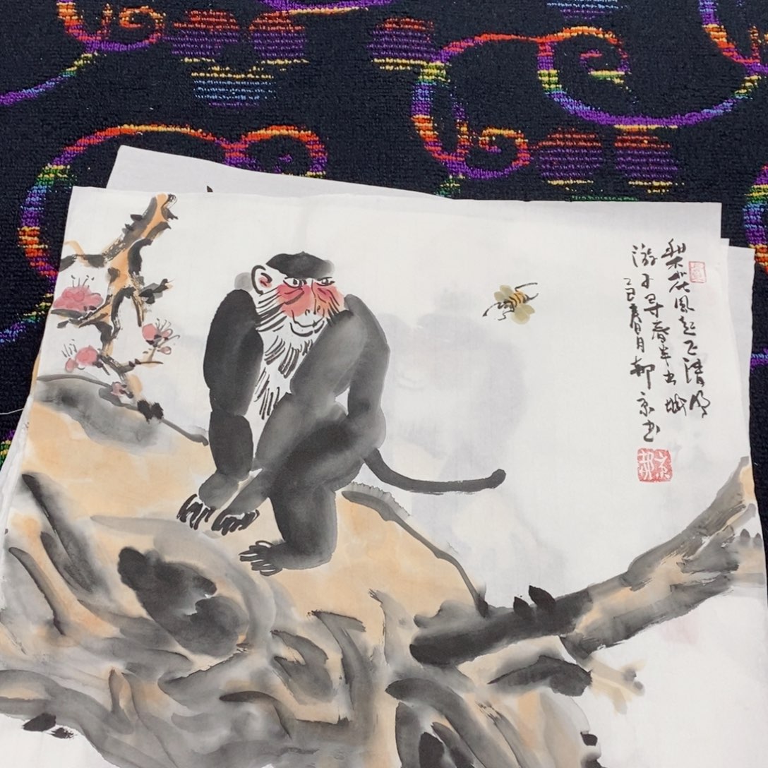 国画国画人物50*50郝京 琪
