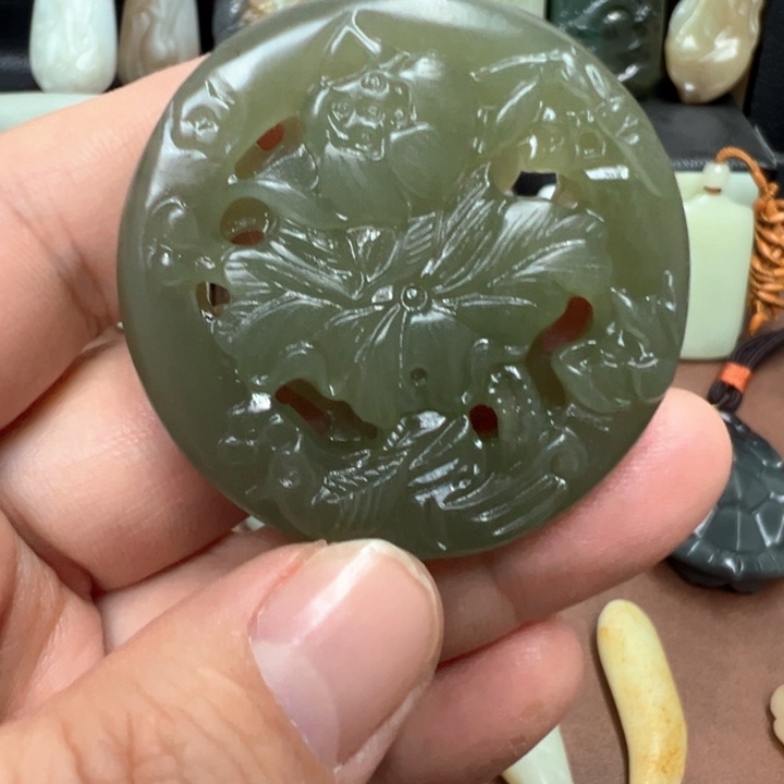 吊坠(不含链)未镶嵌和田玉陌***`