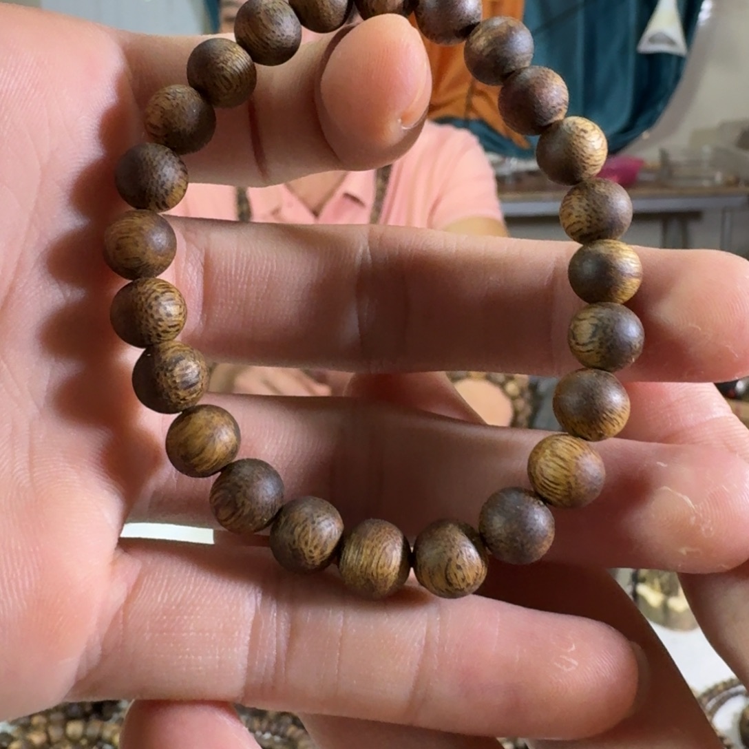 福利品 奇楠沉香手串0.8单圈5g+