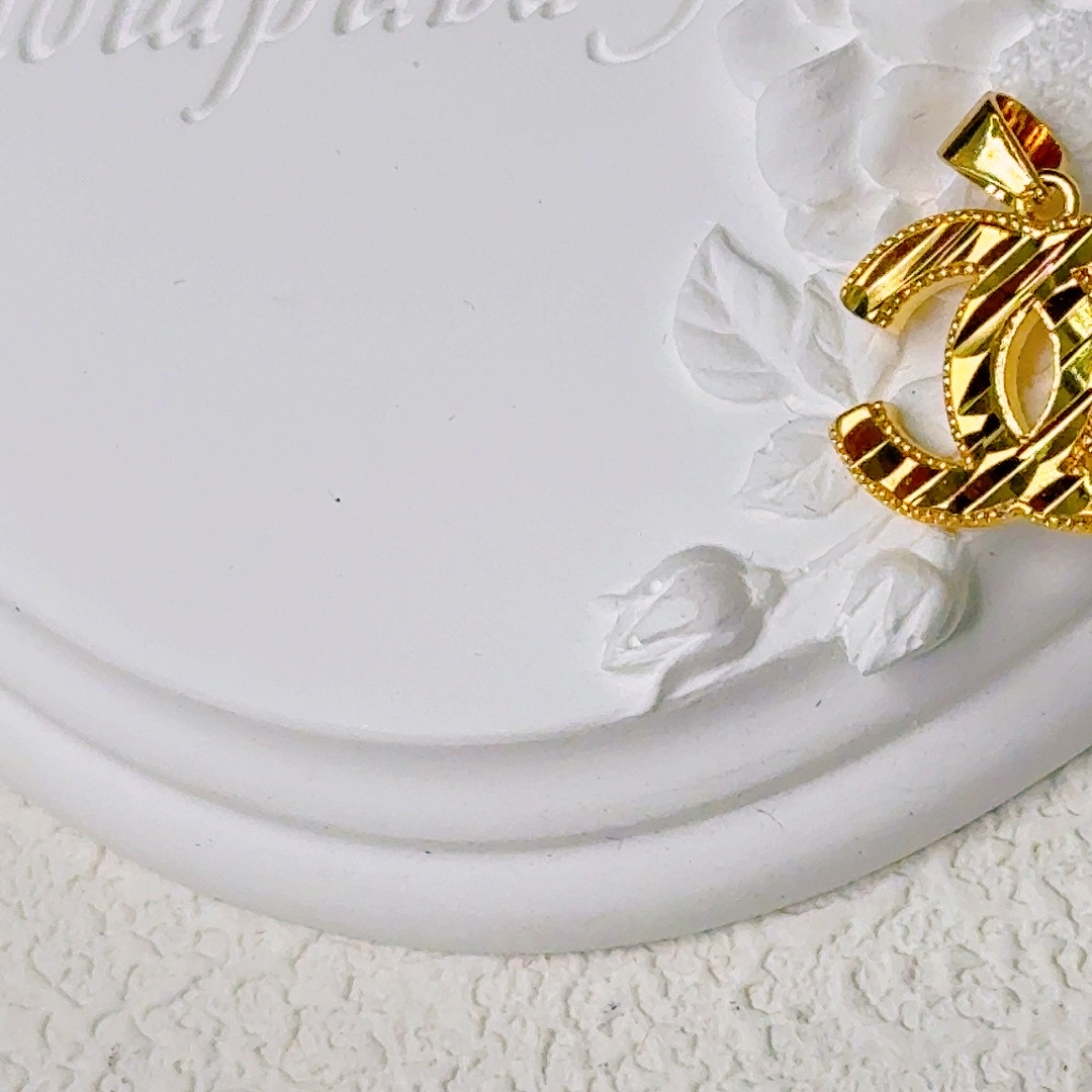 高定双C吊坠-283 