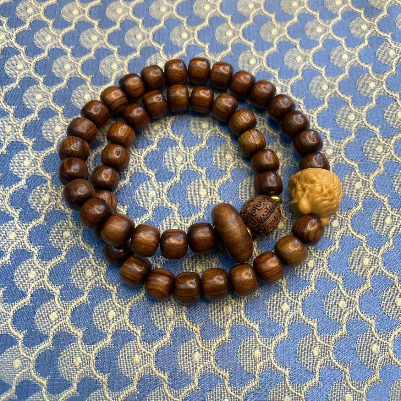 黄花梨双圈手串瑶轩堂精选高端 SC322