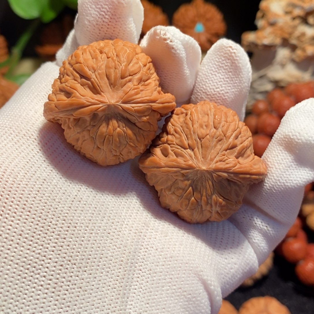 文玩核桃把件刘*磨盘quanpin